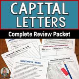 Capital Letters Complete Review Packet - Grades 5-8