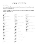 Capital Letters Handwriting Poems