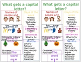 Capital Letters Mini Anchor Chart