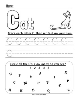 Capital Letters Practice by Transportable Teaching | TPT