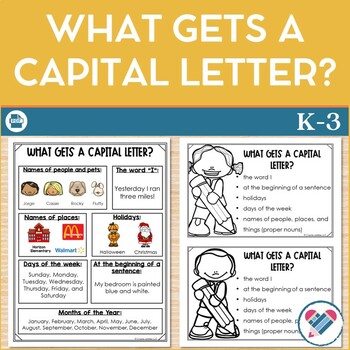 Preview of Capital Letters Posters and Bookmarks