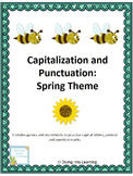 Capital Letters and Punctuation Packet: Spring Theme