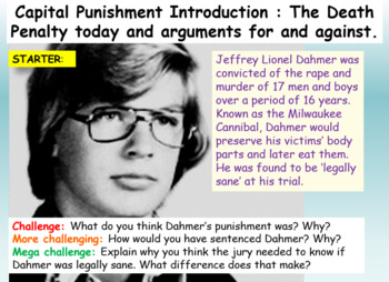 Preview of Capital Punishment / The Death Penalty