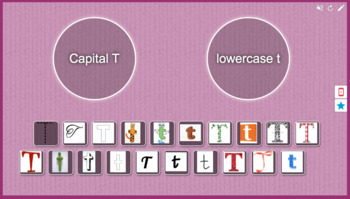 Preview of Capital T vs. Lowercase t sort