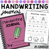 Capital and Lowercase Letter Handwriting Practice Journal 