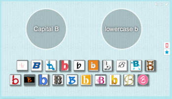 Preview of Capital and Lowercase Letter Sort