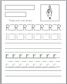 capital and lowercase letters handwriting worksheets 3 versions