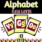 Capital and lowercase letters - A to Z Flashcards - 26 Pri