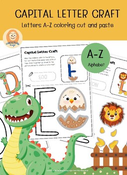 Preview of Capital letter crafts - letter crafts - Printable ABC - PDF.