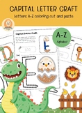 Capital letter crafts - letter crafts - Printable ABC - PDF.
