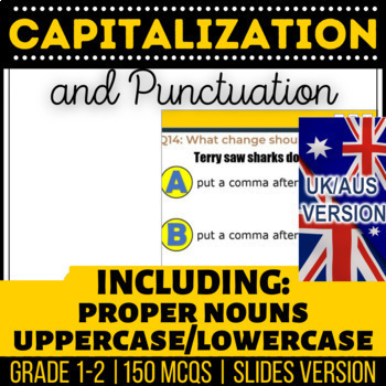 Preview of Capitalisation and Punctuation Editable Presentations in UK and AUS Spelling