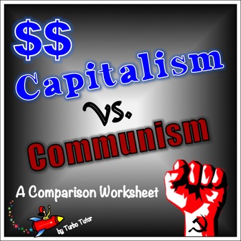 Preview of Capitalism vs. Communism Comparison Chart:  Pre-reading Tool for Animal Farm