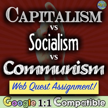 Preview of Capitalism Communism Socialism Web Quest | Economic Systems Web Quest