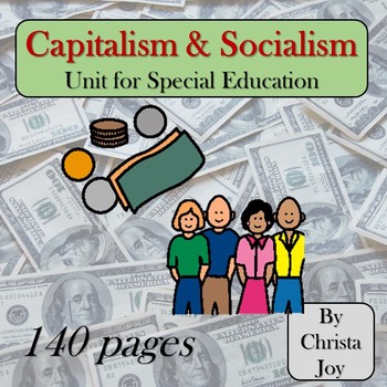 Preview of Capitalism and Socialism Unit for Special Education PRINT AND DIGITAL