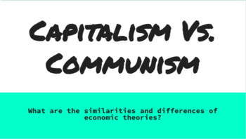 Preview of Capitalism vs. Communism: SLIDES & Guided Notes