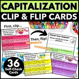 Capitalization Rules Practice Task Cards Choose the Correc