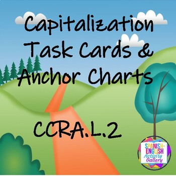 Preview of Capitalization Task Cards & Anchor Charts