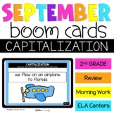 Capitalization Boom Cards 2nd Grade Digital Task Cards