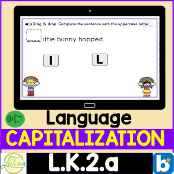 Preview of Capitalization  Boom Cards