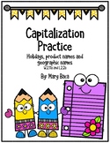 Capitalization Packet