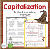 Capitalization Poster and Worksheet FREE