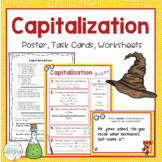 Capitalization Practice Worksheets and Task Cards