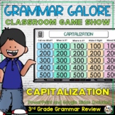 Capitalization PowerPoint Game Show for 3rd Grade