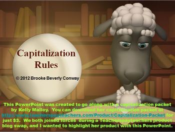 Preview of Capitalization Powerpoint- Free
