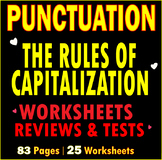 Capitalization Practice | Capital Letters | Worksheets | A