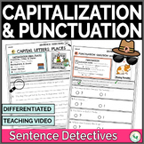 Capitalization & Punctuation Practice Worksheets Anchor Ch