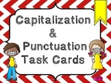 Capitalization & Punctuation Task Cards w/QR code option