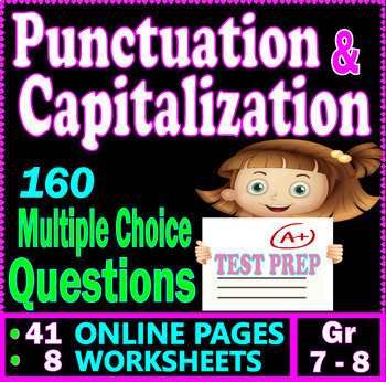 language arts punctuation worksheets 7th