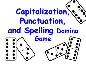 Capitalization Punctuation Spelling Language Arts Card Game Grades 4-7 NEW 