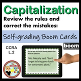 Capitalization Rules BOOM Cards Digital Grammar Capitaliza