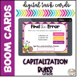 Capitalization Rules | Boom Cards| Distance Learning