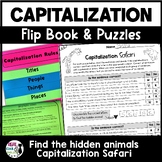 Capitalization Rules Flip Book and Puzzles for fun Practic