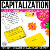 FREE Capitalization Rules Game | Fourth Grade Grammar Games