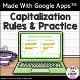 Capitalization Rules Lesson, Practice and Quiz GRADES 5-8 