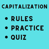 Capitalization Rules, Practice, and Assessment Quiz