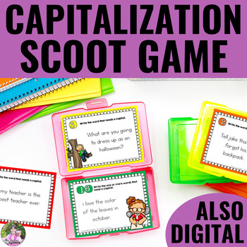 Preview of Capitalization SCOOT Game - Google Slides™
