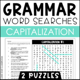 Capitalization Word Search - Grammar Word Search