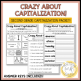 Capitalization Worksheets Packet | 2nd Grade Grammar