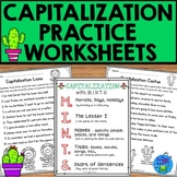 Capitalization Worksheets for Capitalization Practice Volume 1