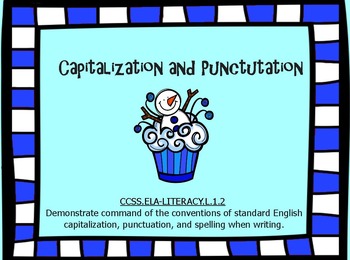 Preview of Capitalization and Punctuation