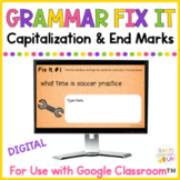 Capitalization and Punctuation Digital Practice