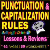 Capitalization and Punctuation Practice. 30 LESSONS & REVI