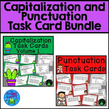 Preview of Capitalization and Punctuation Practice Bundle