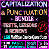 Capitalization and Punctuation Practice, worksheets, & tes