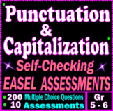 Capitalization and Punctuation Self-Checking EASEL Assessm