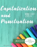 Capitalization and Punctuation Word Study A